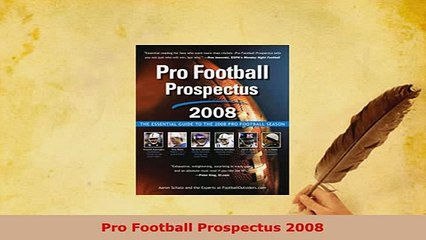 Download  Pro Football Prospectus 2008  EBook