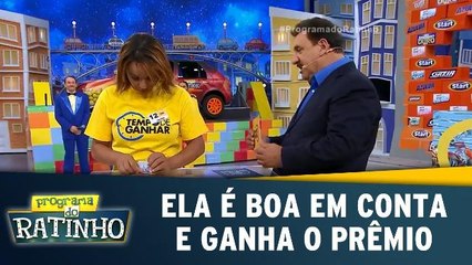 Participante manda bem nas contas e ganha prêmio