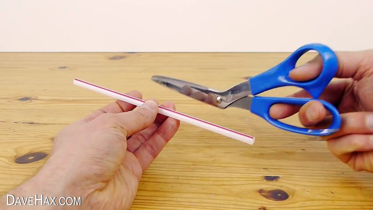 Drinking Straw Magic Trick