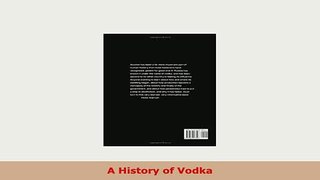 PDF  A History of Vodka PDF Full Ebook