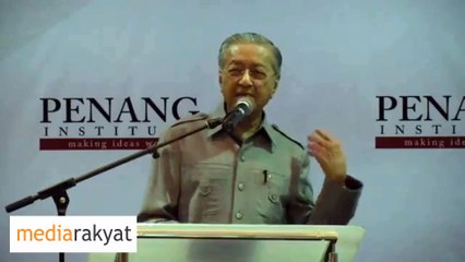 Dr Mahathir: Giving Money To People Is Not Going To Make You Popular