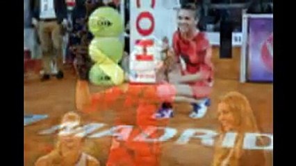 Simona Halep beats Dominika Cibulkova to win the Madrid Open..