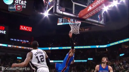Controversial End to Thunder-Spurs Game  Game 5  May 10, 2016  2016 NBA Playoffs