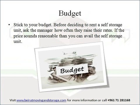 5 Important Factors for Renting a Personal Storage in Beirut, Lebanon