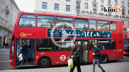 "SUBHANALLAH" pada bas merah di London sambut Ramadhan