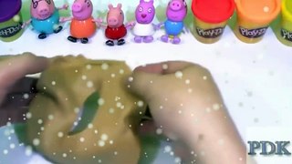 Learning Creating Giant Donut Rainbow Along Peppa Pig Español Videos - Play Doh-1
