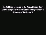 PDF The Galilean Economy in the Time of Jesus (Early Christianity and Its Literature) (Society