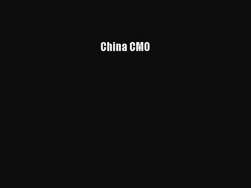 [Read PDF] China CMO Download Online