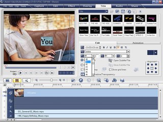 Music_Voice Track in Ulead Video Studio