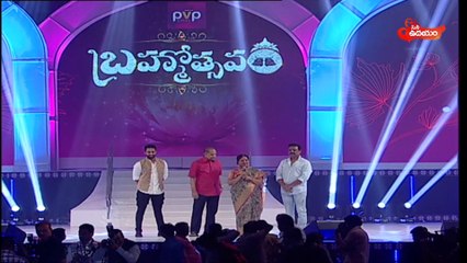 Super Star Krishna and Vijay Nirmala speaks at Brahmotsavam Audio - CineUdayam