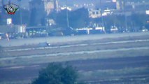 16.11.2013 Сирия. Уничтожение двух Ми-8/17 из ПТРК HJ-8 на АБ Нейраб (1-ый вертолет).