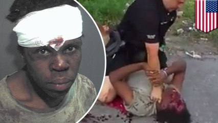 Public calls for punishment of Florida policeman who beat up homeless man