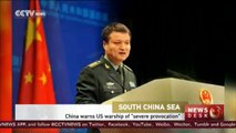 South China Sea- China warns US warship of ‘severe provocation’