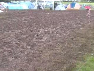 Camping in the mud