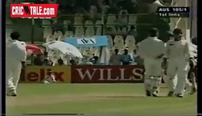 Unseen Shoaib Akhtar Yorker to Justin Langer