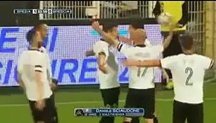 Daniel Sciaudone Goal - Spezia 1-0 Brescia - 10/05/16