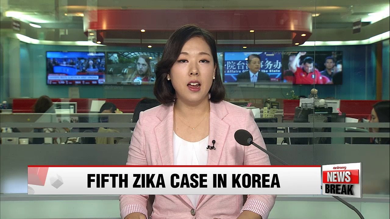 Korea confirms fifth Zika case