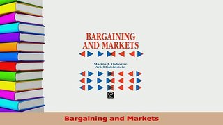 Read  Bargaining and Markets Ebook Free