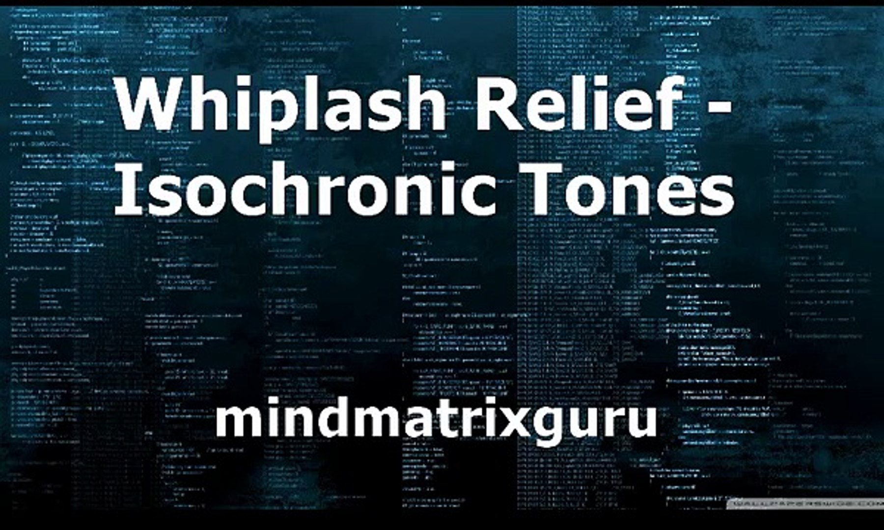 ⁣Whiplash Relief   Isochronic Tones   4 Layers