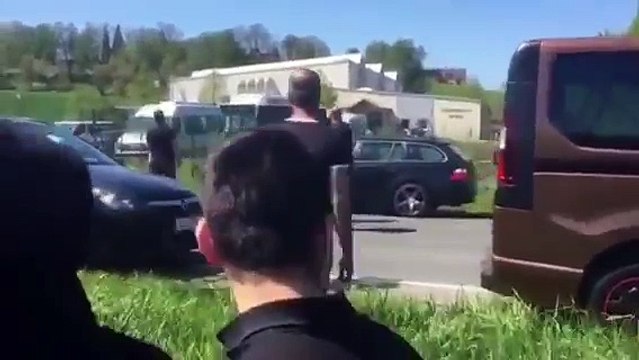 Almanya'da Çarşı-Ultraslan kavgası!