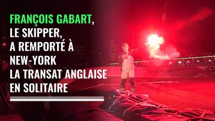 Voile : Gabart remporte la Transat anglaise en solitaire