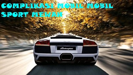 Video komplikasi Kecelakaan mobil - mobil mewah sport seharga 12 Miliar