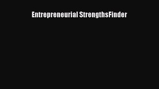 Download Entrepreneurial StrengthsFinder Ebook Free