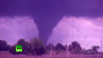 In motion Devastating tornadoes sweep across Oklahoma united states of america
