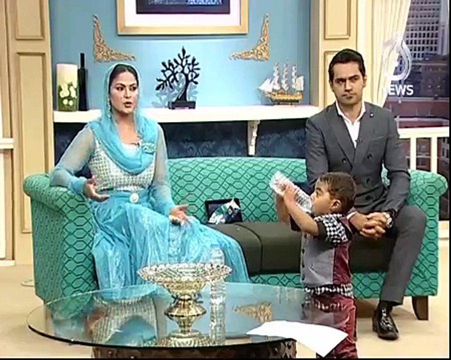 Veena Malik in Aaj Subh With Nusrat Haris on Aaj News - 9th May 2016 - Part 2