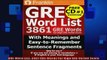 READ FREE FULL EBOOK DOWNLOAD  GRE Word List 3861 GRE Words For High GRE Verbal Score Full Ebook Online Free