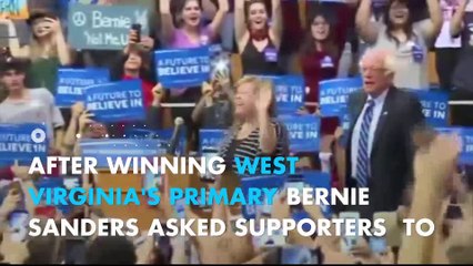 Sanders: "We must defeat Trump"