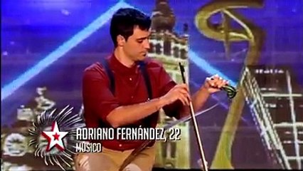 Awesome playing at the spanish got talent show
