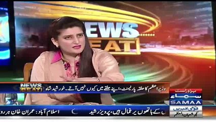 Hanif Abbasi Shame Full Language In front Of Female Anchor