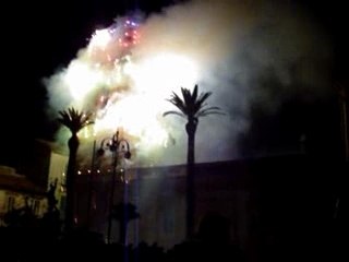 Incendio campanile a s.maria c.v.