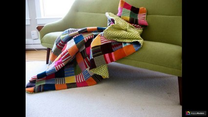 Накидка на диван: 41 вариант