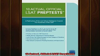 READ book  10 Actual Official LSAT PrepTests Full Free