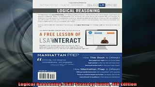 READ book  Logical Reasoning LSAT Strategy Guide 4th Edition Full Free