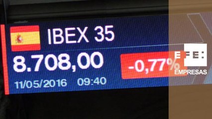 La Bolsa española pone en peligro los 8.700 puntos tras perder un 0,70%