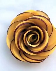 Creative way to make foods like roses