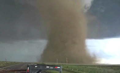 Insane Up-Close Footage of a Tornado Near Wray, Colorado
