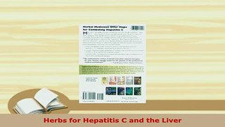 PDF  Herbs for Hepatitis C and the Liver Download Full Ebook