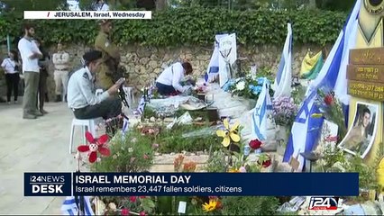 Israel remembers 23,447 fallen soldiers, citizens