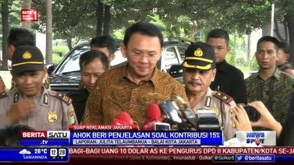 Diperiksa KPK, Ahok Jelaskan Kontribusi 15 Persen