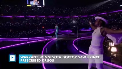 Warrant says doctor prescribed medication for Prince before death