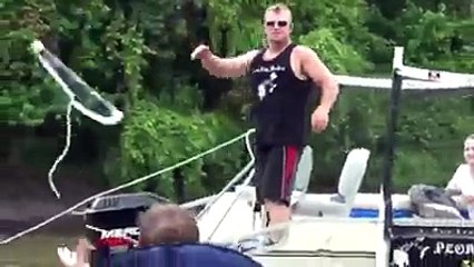 Enjoying catch fishing game like basket ball: