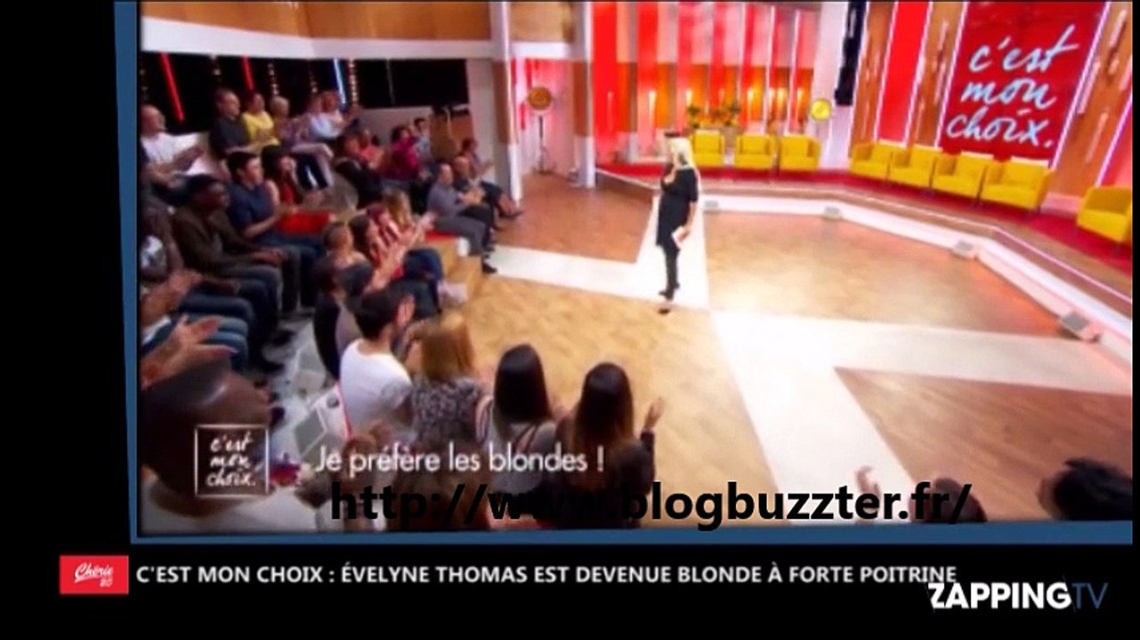 Evelyne Thomas est devenue blonde, à forte poitrine !
