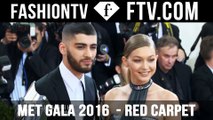 Met Gala Red Carpet 2016 pt. 1 ft. Gigi Hadid & Karlie Kloss | FTV.com