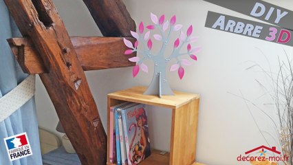 Tuto DIY Arbre 3D pour une deco naturelle et girly