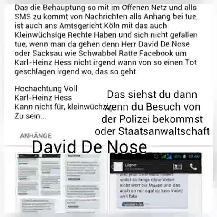 Kopfnuss Kalli David Del nose