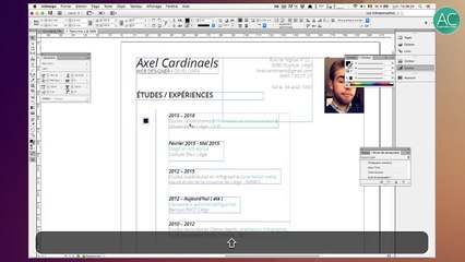 [Indesign] Création d'un curriculum vitae Graphique
